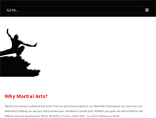 Tablet Screenshot of eightstarmartialarts.com